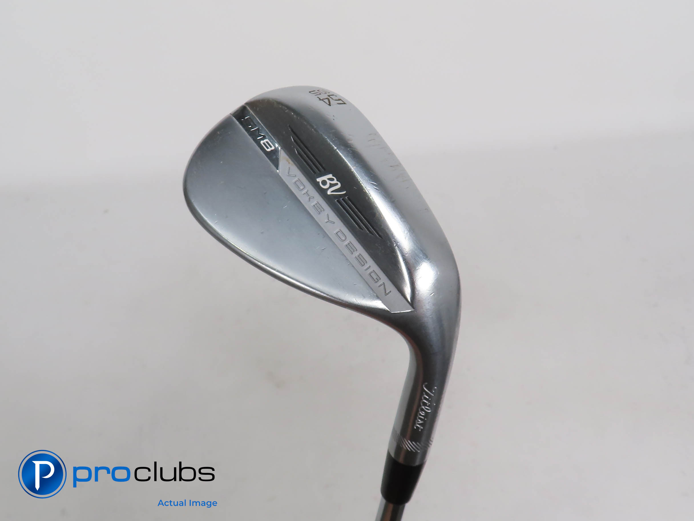 Titleist Vokey SM8 Tour Chrome 54*(10*) Wedge S-Grind - KBS
